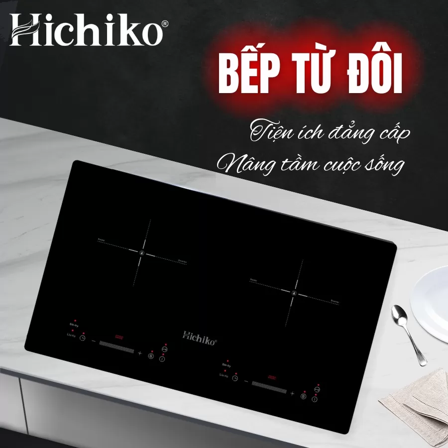 Bếp đôi điện từ Hichiko HC2505, lựa chọn cho căn bếp hiện đại!