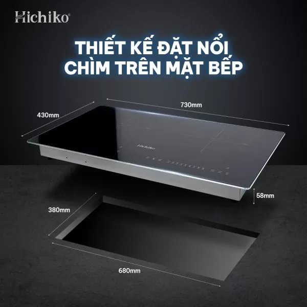 Bếp đôi điện từ Hichiko HC2505, lựa chọn cho căn bếp hiện đại!
