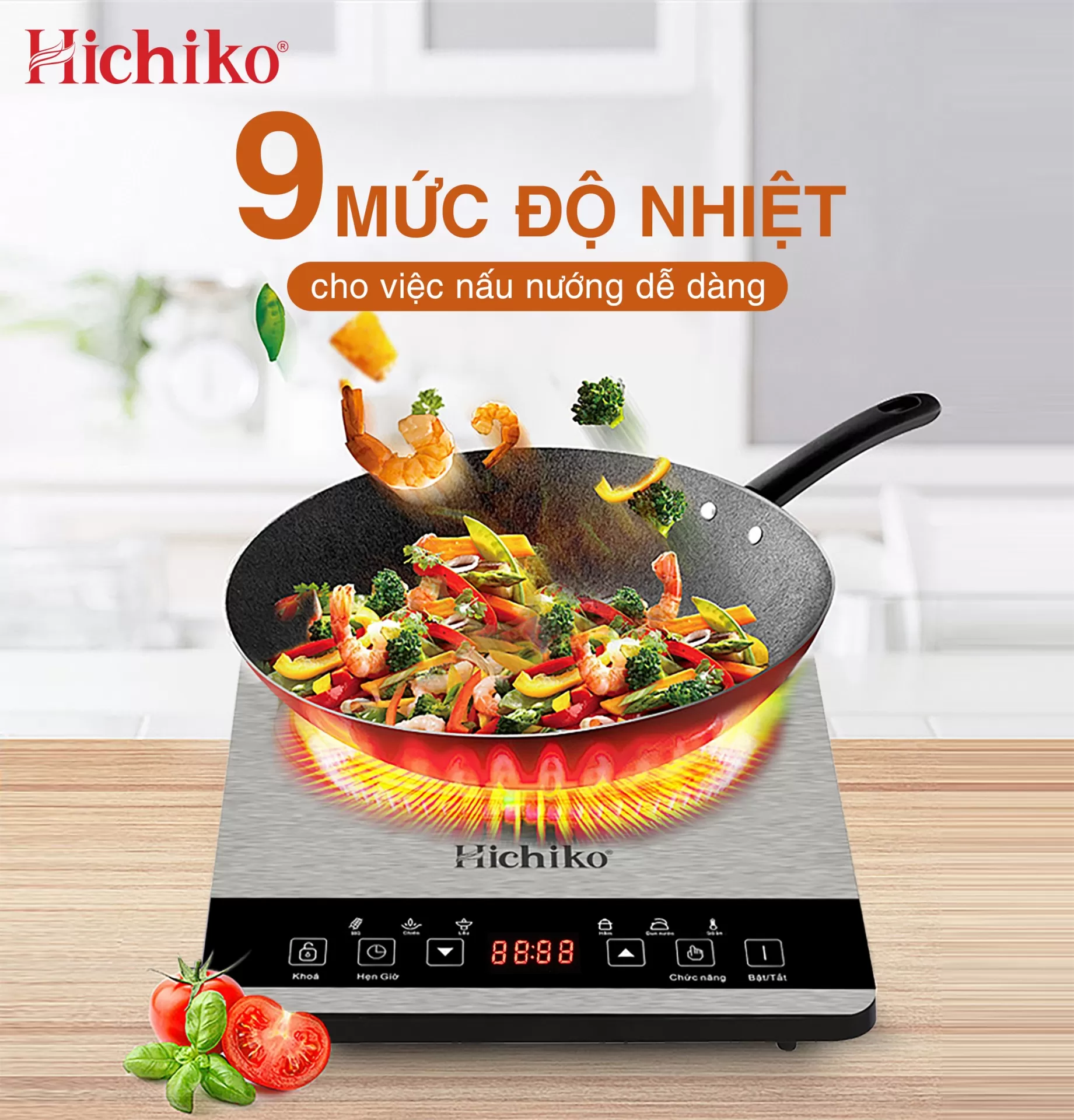 Bếp từ đơn Hichiko HC1509 – Tinh hoa công nghệ cho căn bếp hiện đại