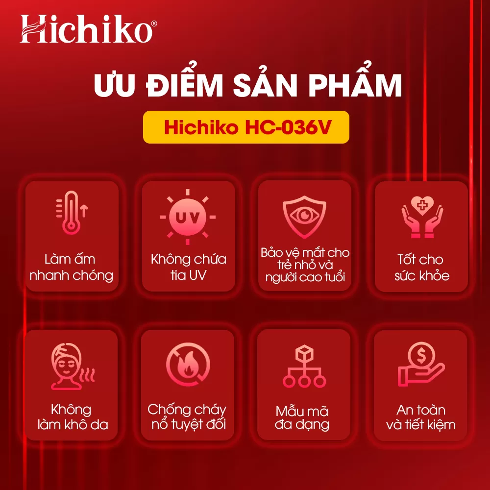 Đèn sưởi nhà tắm 3 bóng HC036V