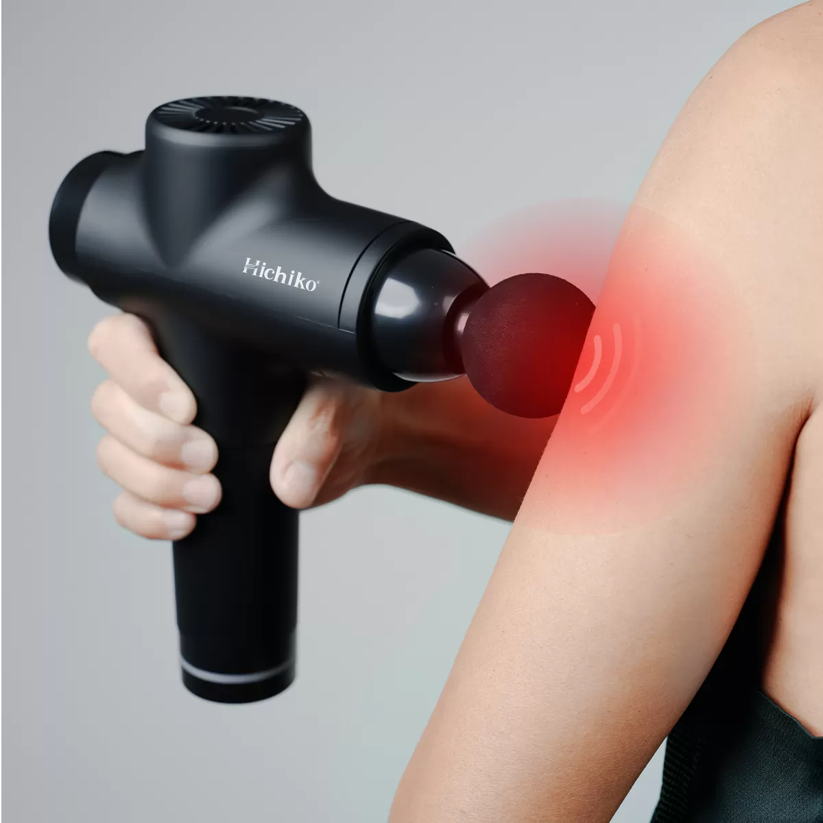 [Tặng kèm 7 đầu] Máy massage cầm tay Hichiko HC9701 - máy đấm lưng , massage trị liệu cổ vai gáy
