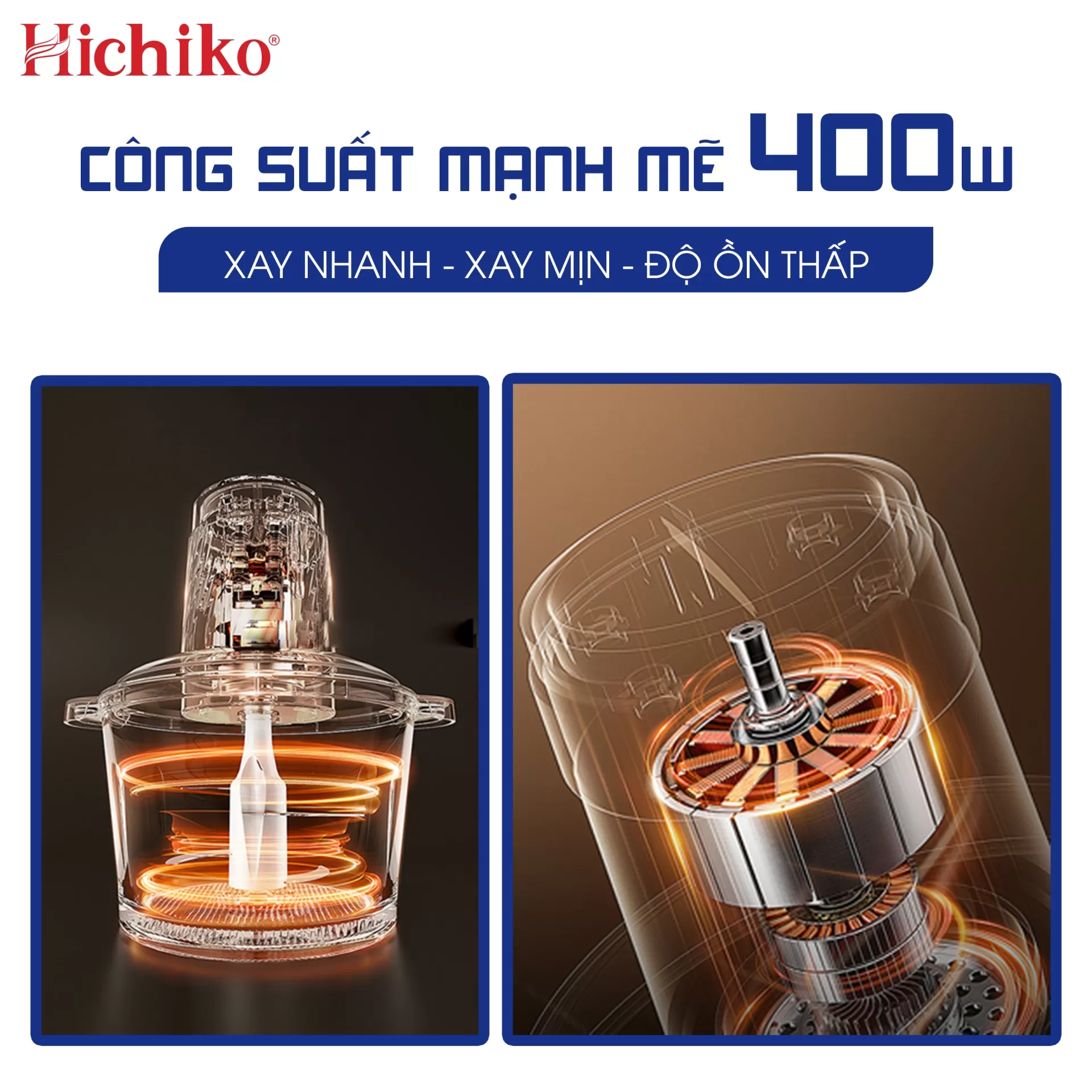 Máy xay thịt inox HC9912i bền bỉ cao cấp