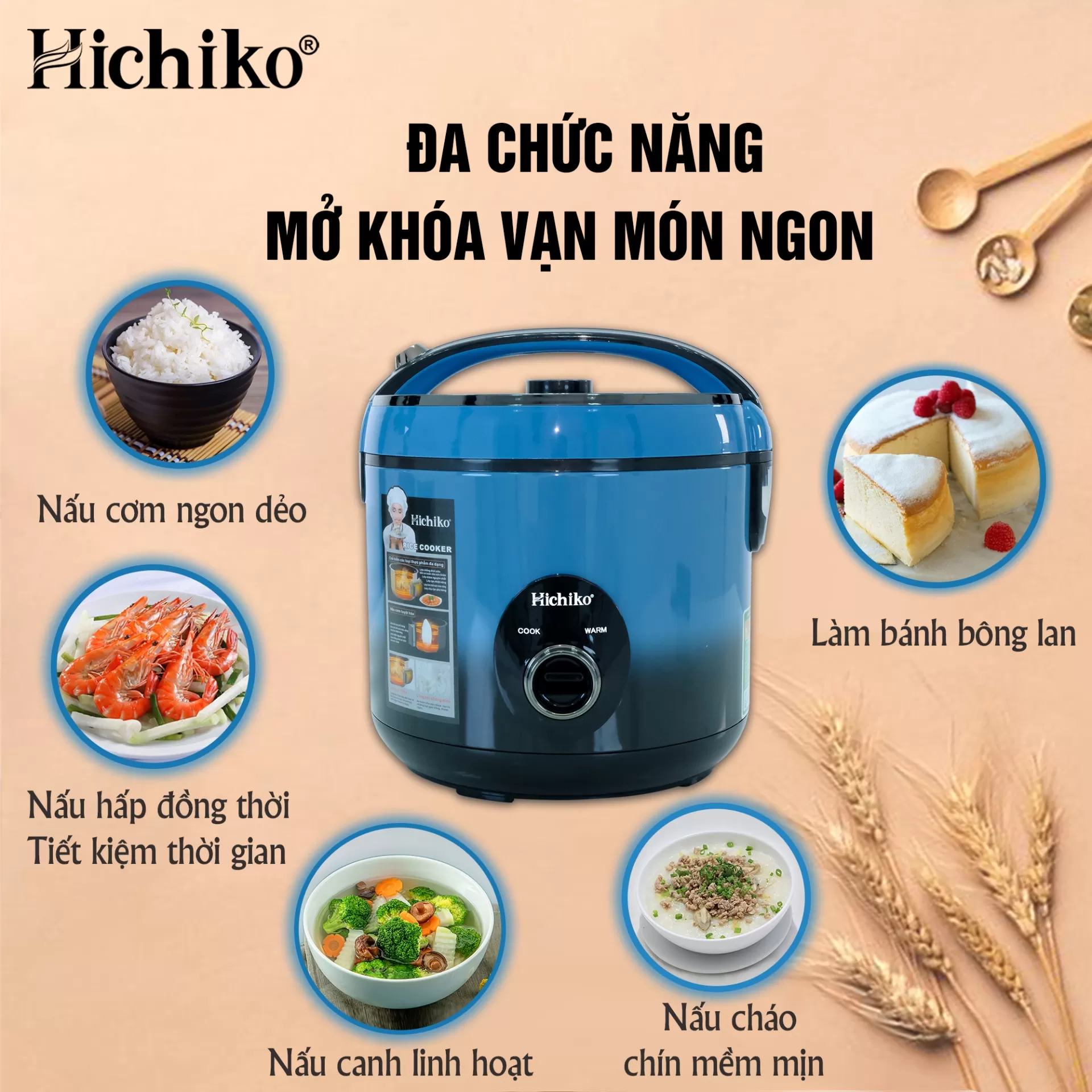 Nồi cơm điện 1.8L HC1022