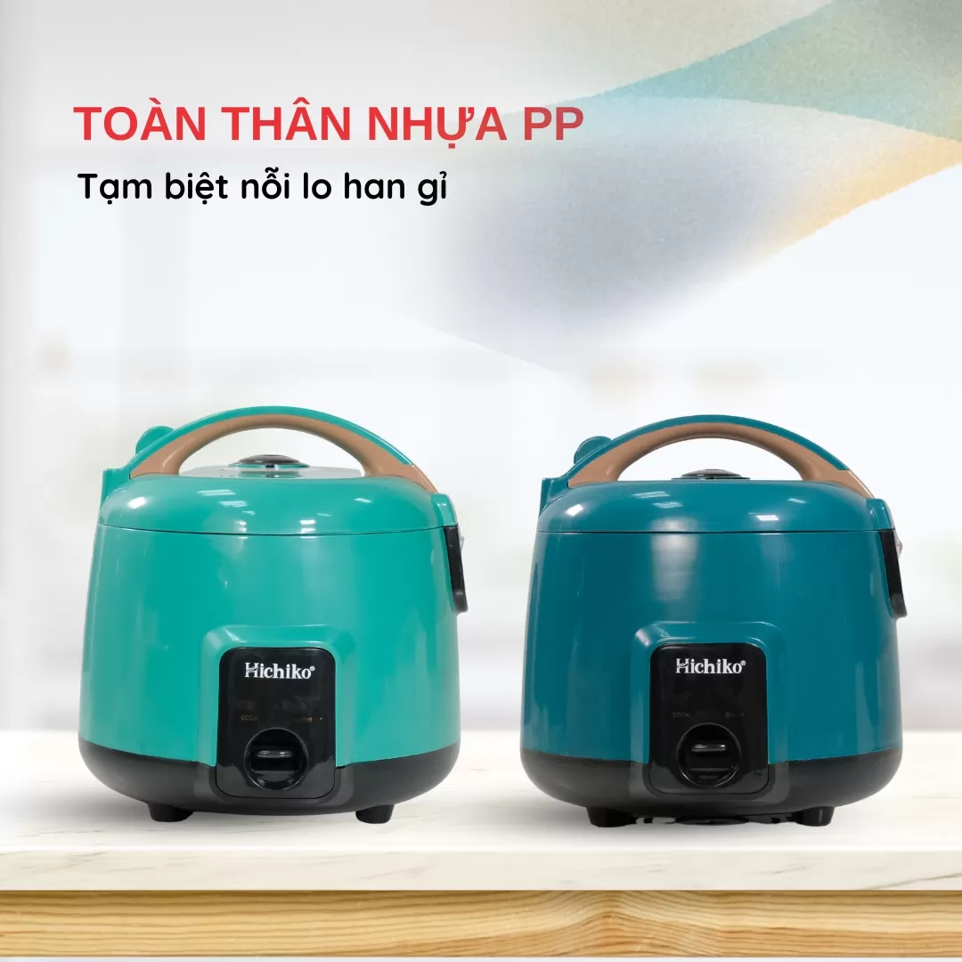 Nồi cơm điện 1.0L lòng siêu dày Hichiko HC1205