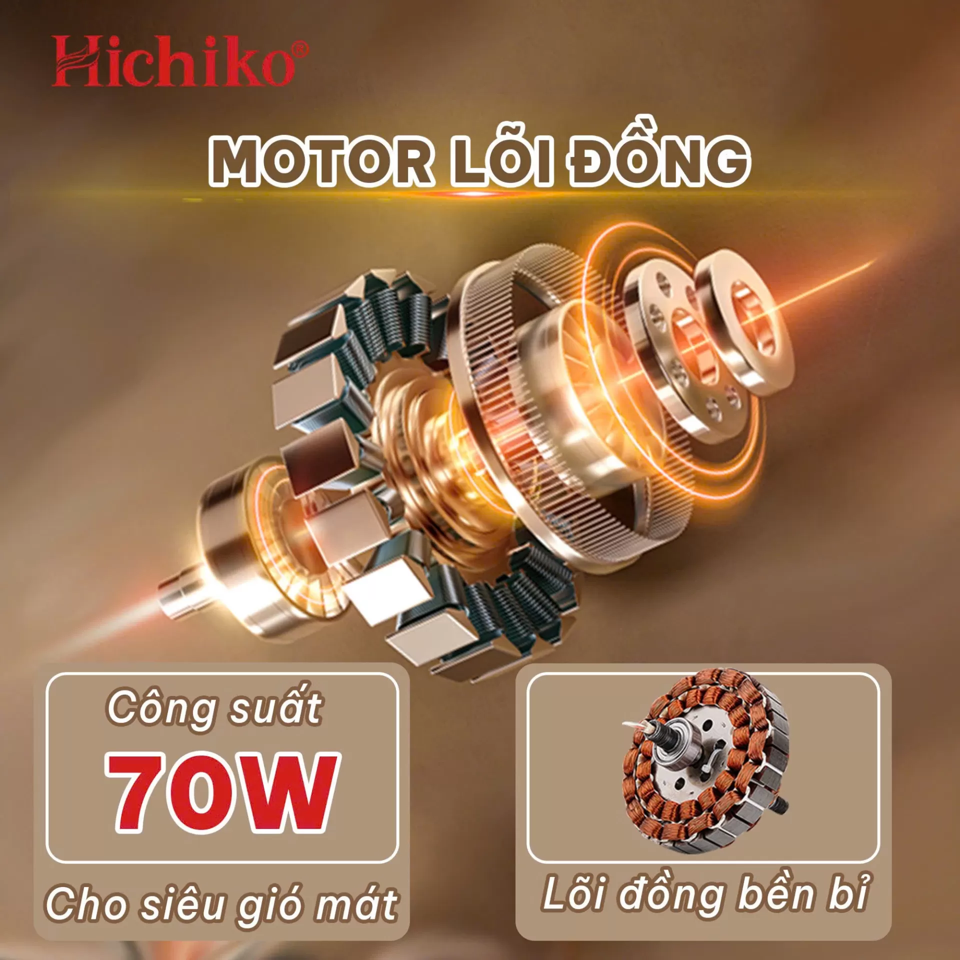 Hichiko HC6016N – chiếc quạt dành cho ai thích đồ bền đẹp, chất lượng thực sự.