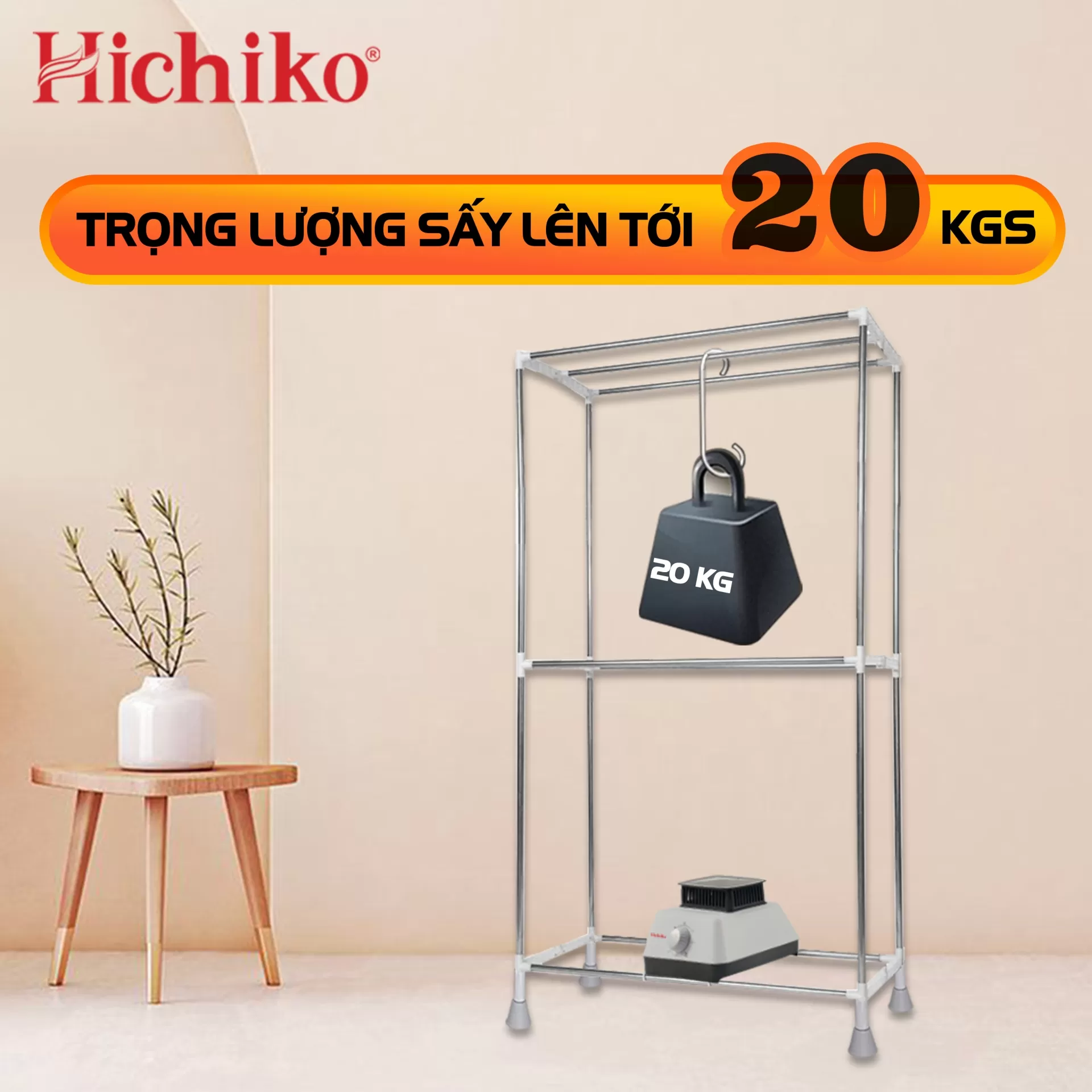 Tủ Sấy Quần Áo Giá Tốt – Chất Lượng Vượt Trội, Sấy Nhanh Hiệu Qủa ! HC1007