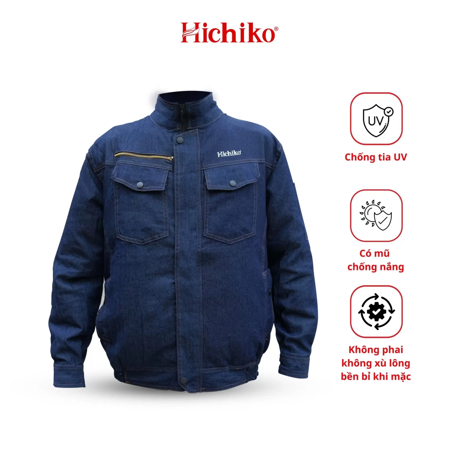 Áo Jean dành cho áo điều hòa Hichiko.