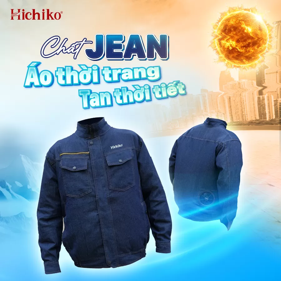 Áo Jean dành cho áo điều hòa Hichiko.
