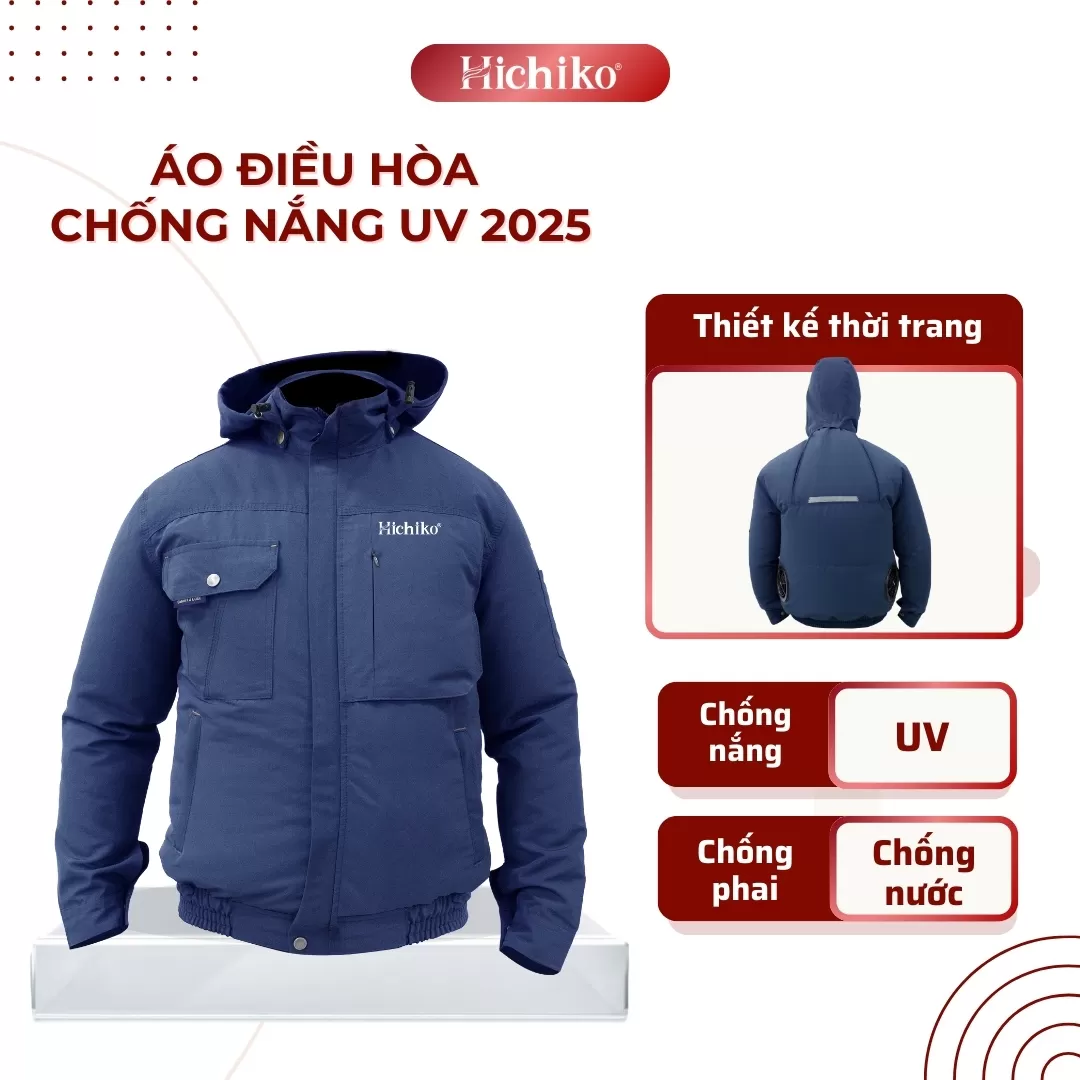 Áo Điều Hòa Hichiko 2025 – Thời Trang, Chống Nắng UV, Chống Nước, Thoáng Khí