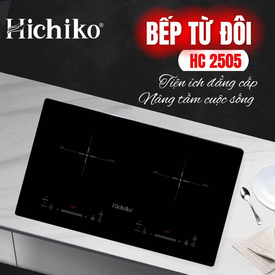 Bếp đôi điện từ Hichiko HC2505, lựa chọn cho căn bếp hiện đại!
