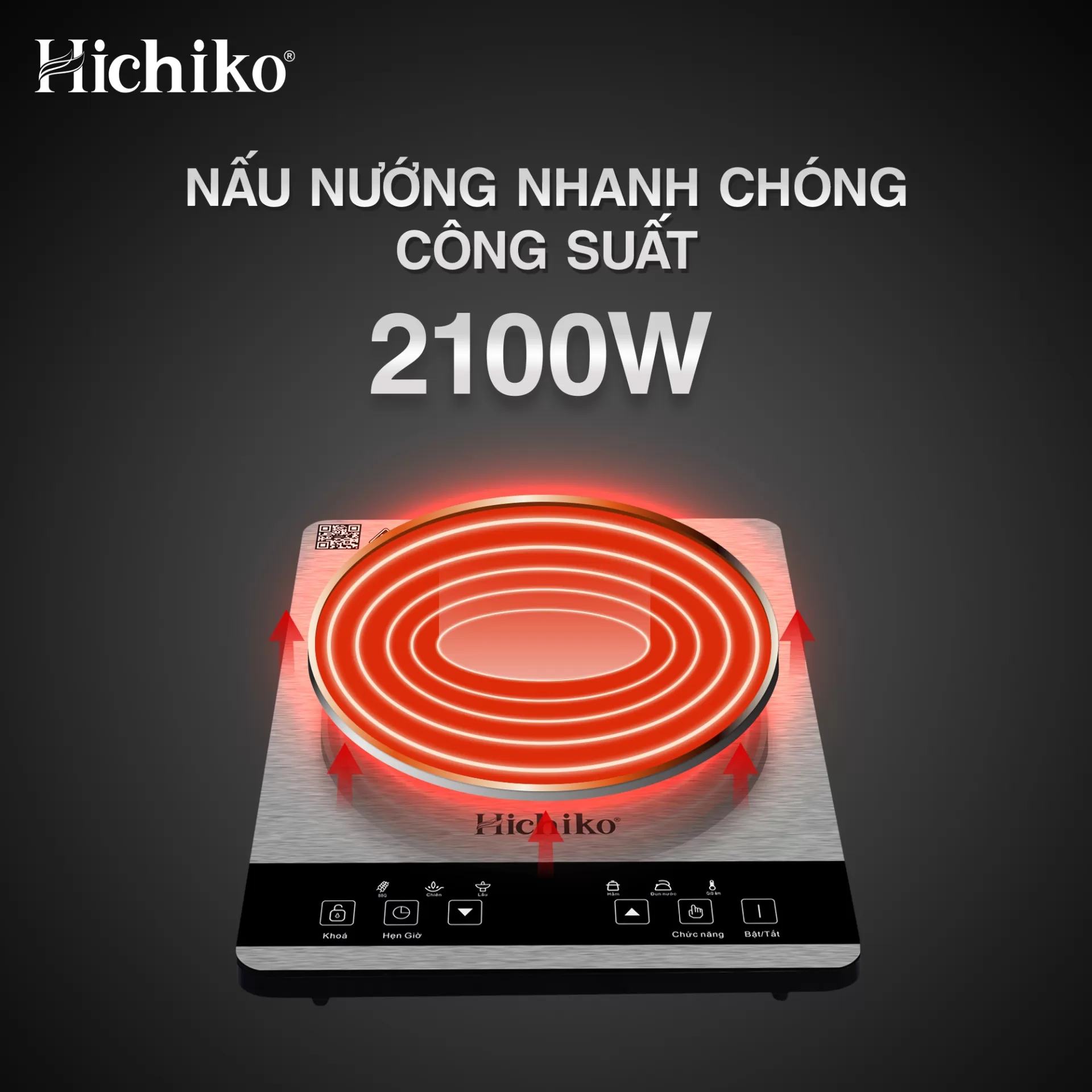 Bếp từ đơn Hichiko HC1509 – Tinh hoa công nghệ cho căn bếp hiện đại