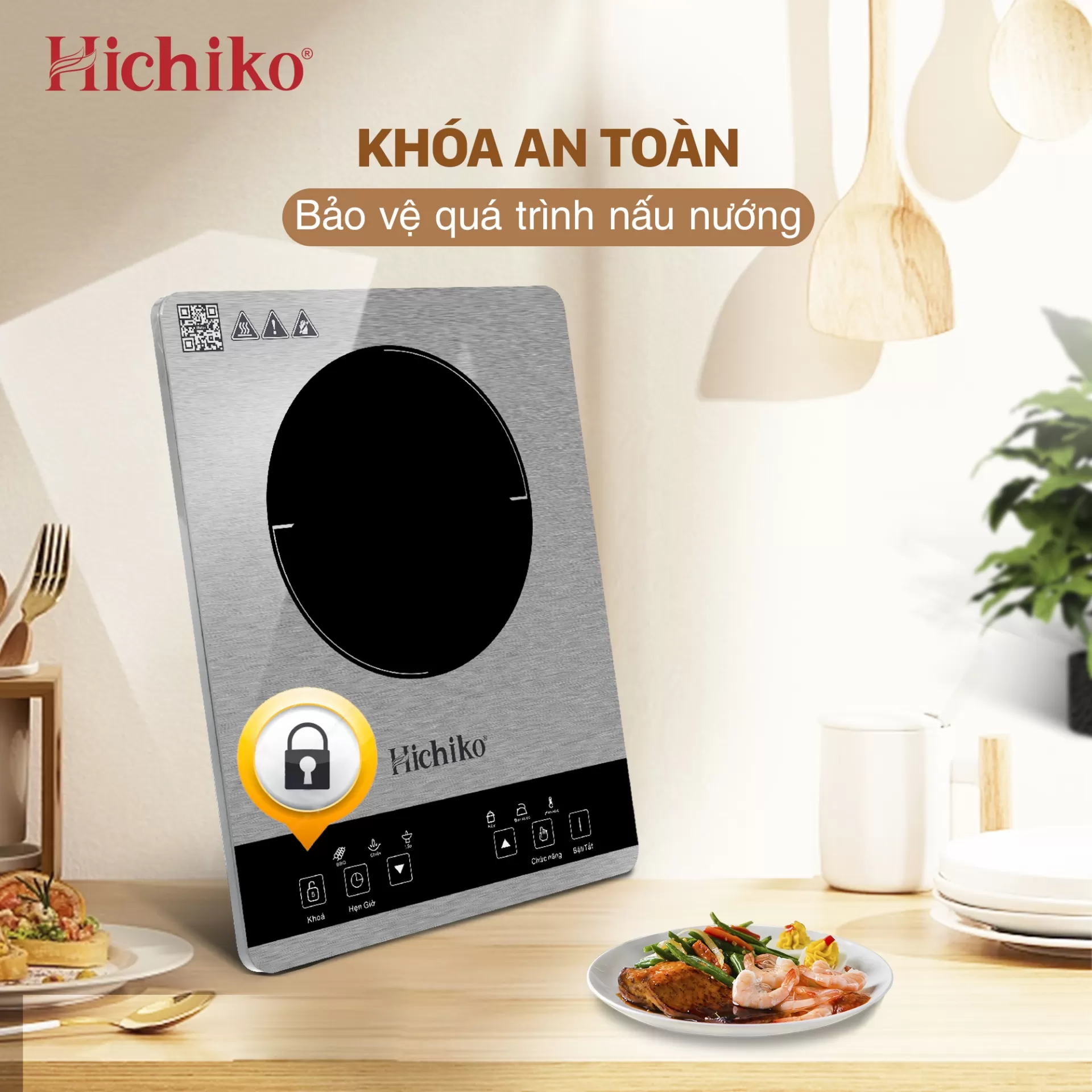 Bếp từ đơn Hichiko HC1509 – Tinh hoa công nghệ cho căn bếp hiện đại