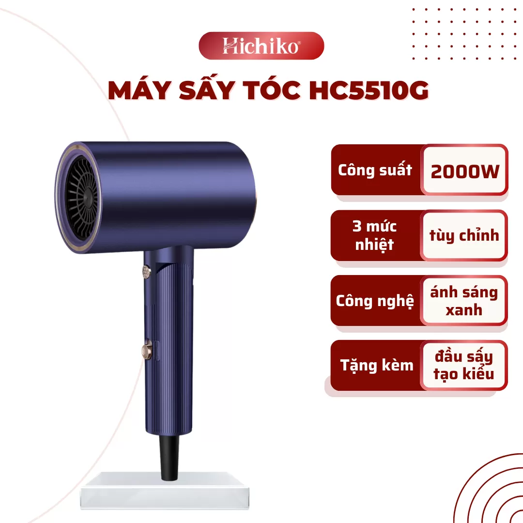 Máy Sấy Tóc Chính Hãng Hichiko Cao Cấp HC5510G