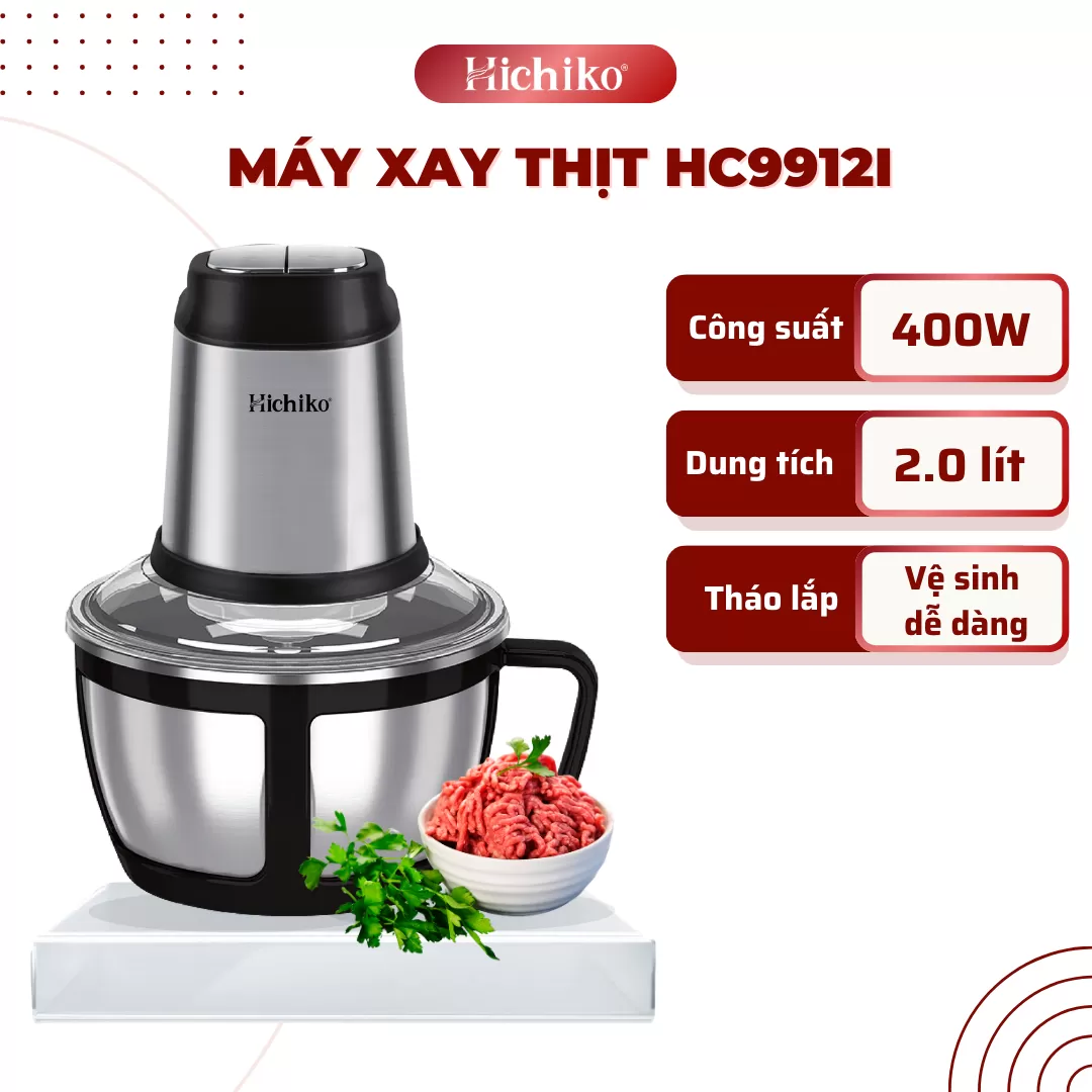 Máy xay thịt inox HC9912i bền bỉ cao cấp