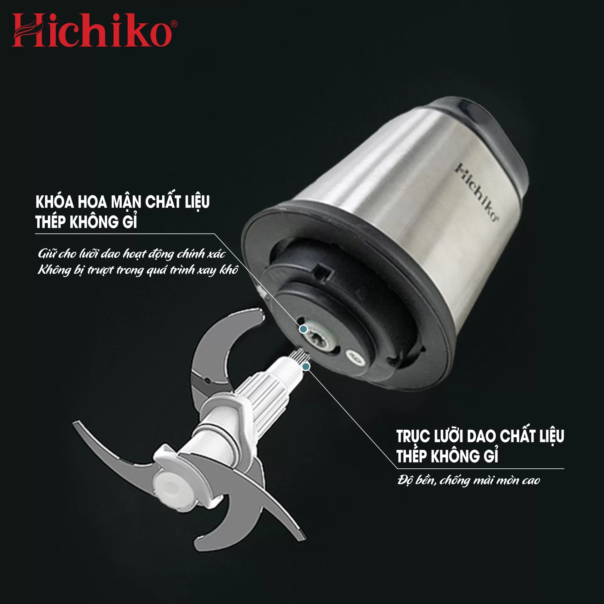 Máy xay thịt inox HC9912i bền bỉ cao cấp