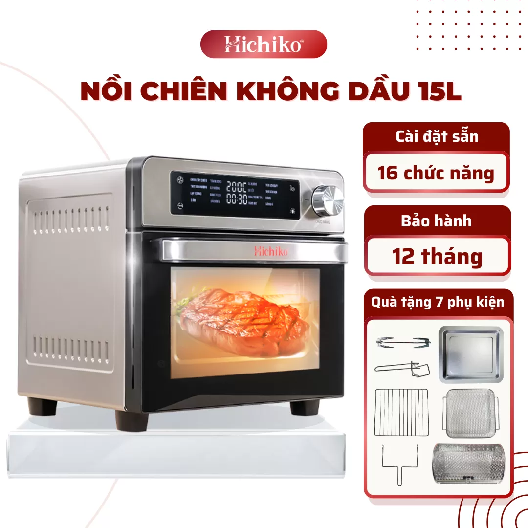 Nối chiên không dầu 15L HC976