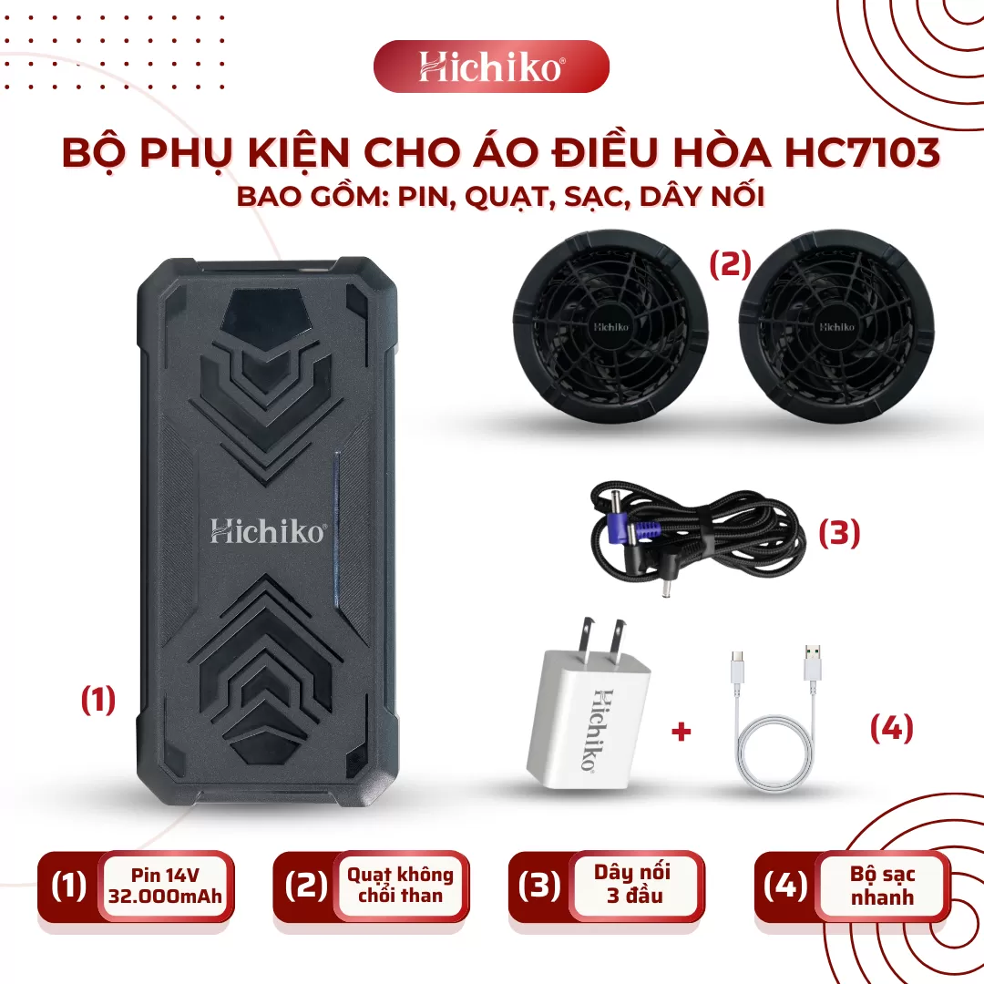 Bộ phụ kiện áo điều hòa HC7103