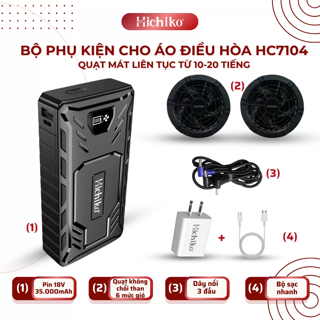 Bộ phụ kiện áo điều hòa HC7104