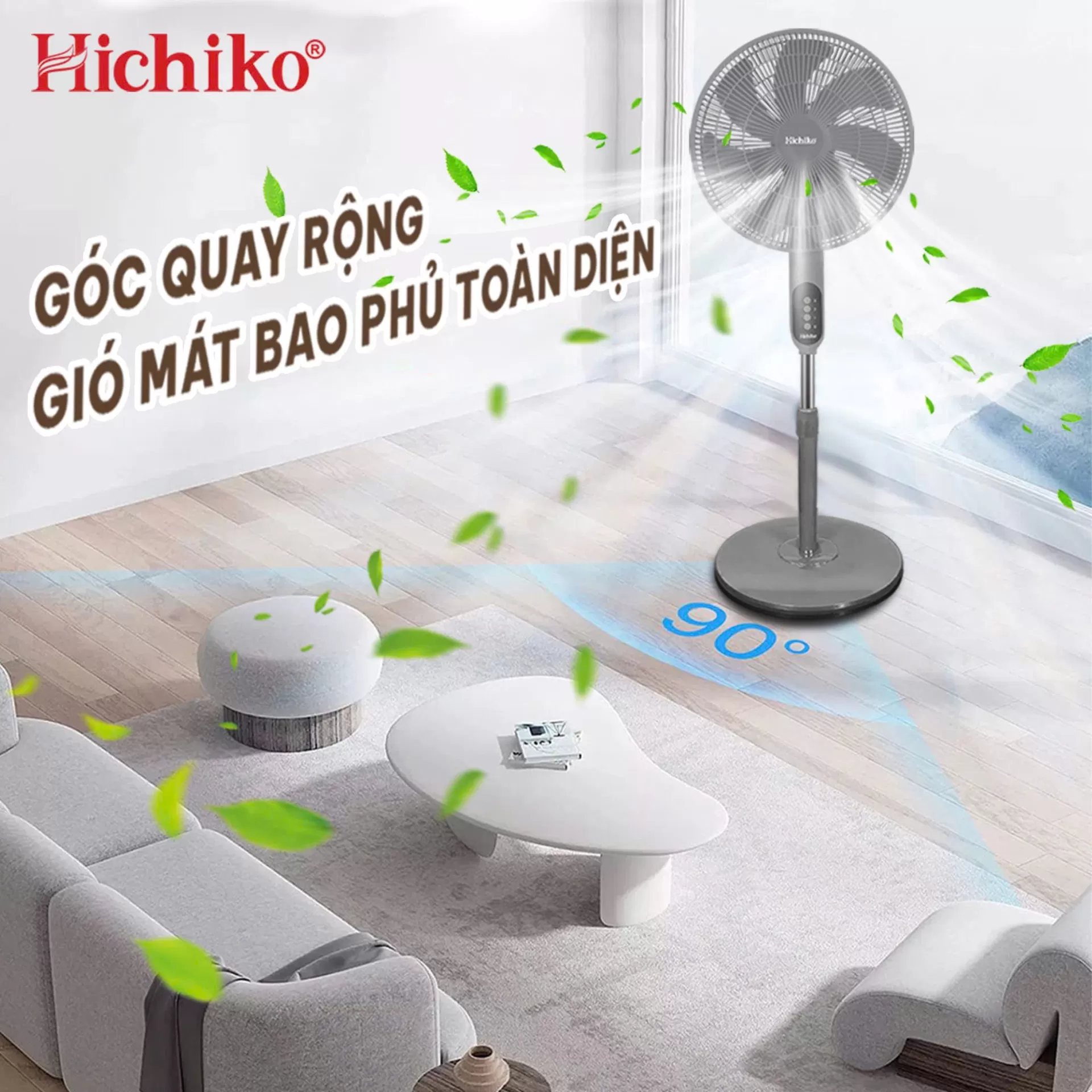 Hichiko HC6016N – chiếc quạt dành cho ai thích đồ bền đẹp, chất lượng thực sự.