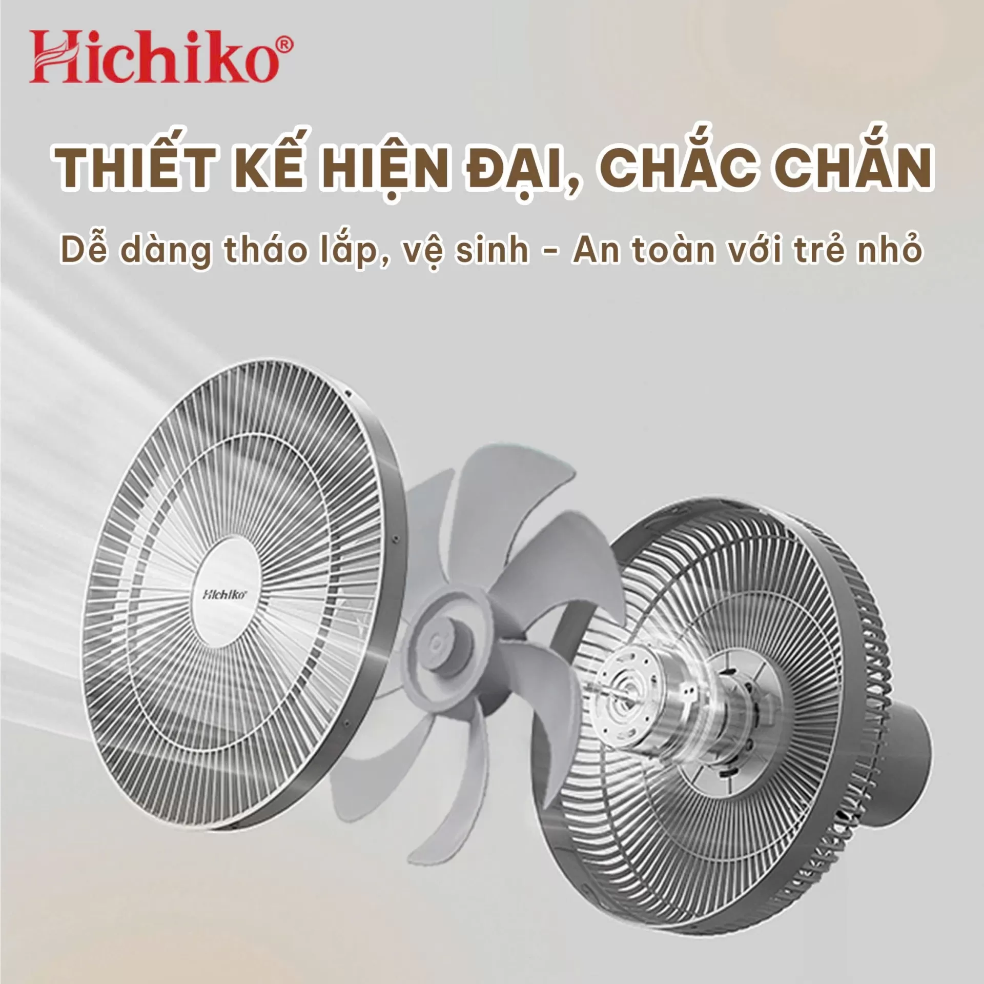 Hichiko HC6016N – chiếc quạt dành cho ai thích đồ bền đẹp, chất lượng thực sự.