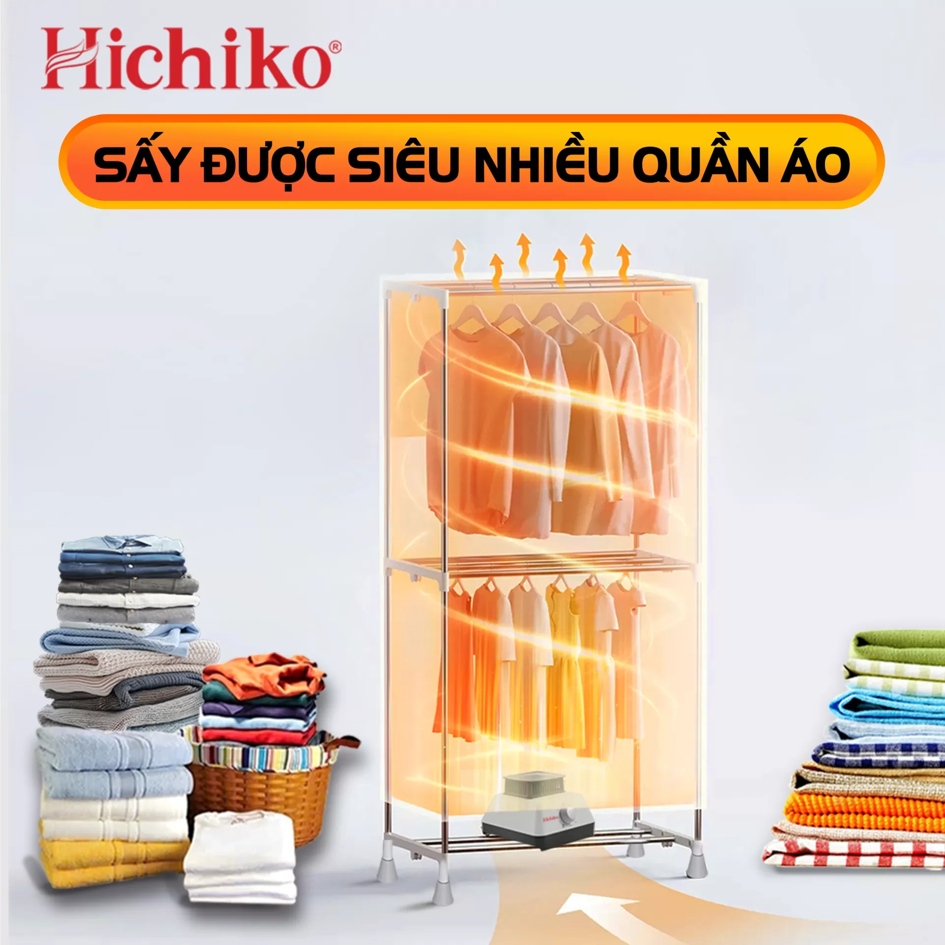 Tủ Sấy Quần Áo Giá Tốt – Chất Lượng Vượt Trội, Sấy Nhanh Hiệu Qủa ! HC1007